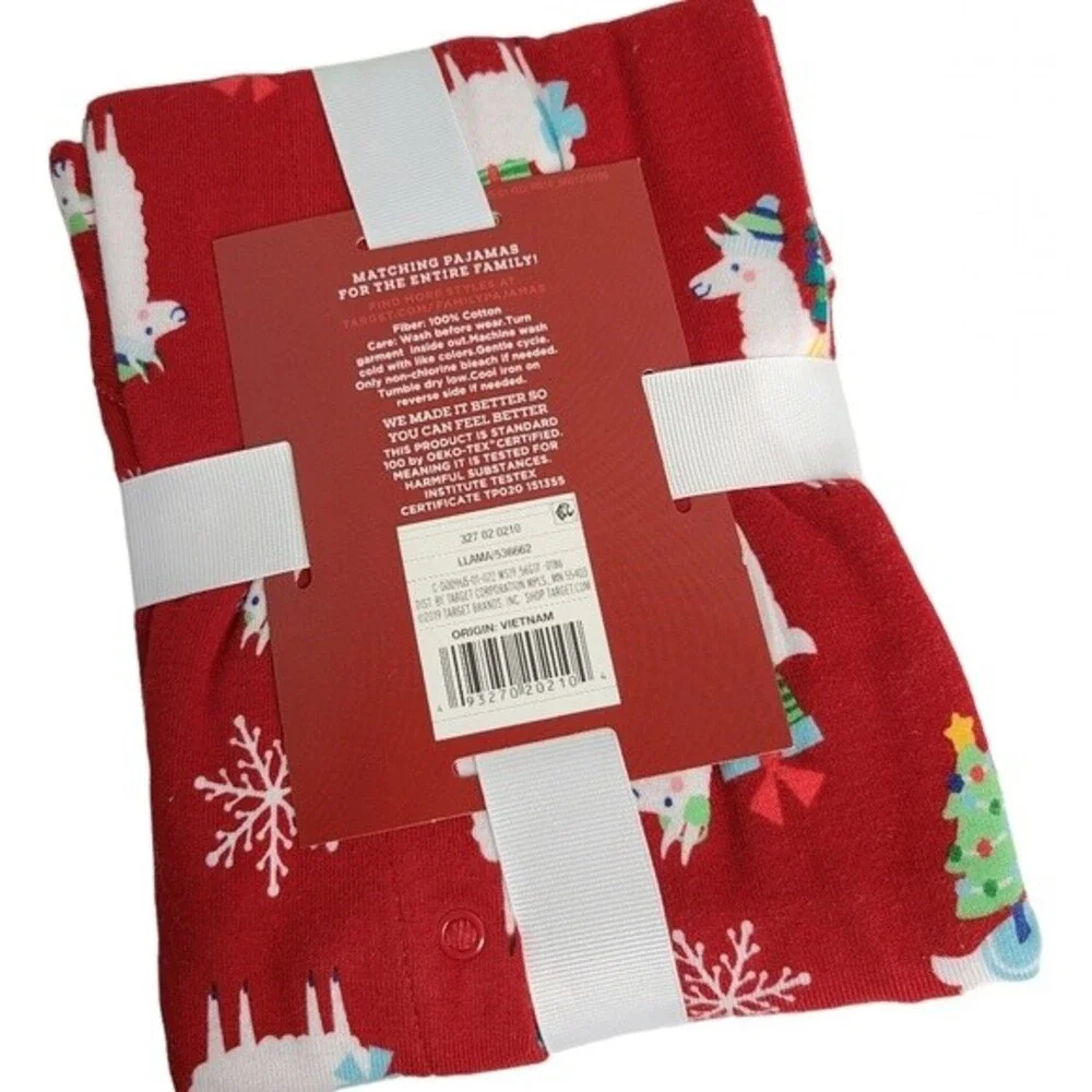 NWT Wondershop Family Baby Llama One-Piece Christmas Pajama 3-6M